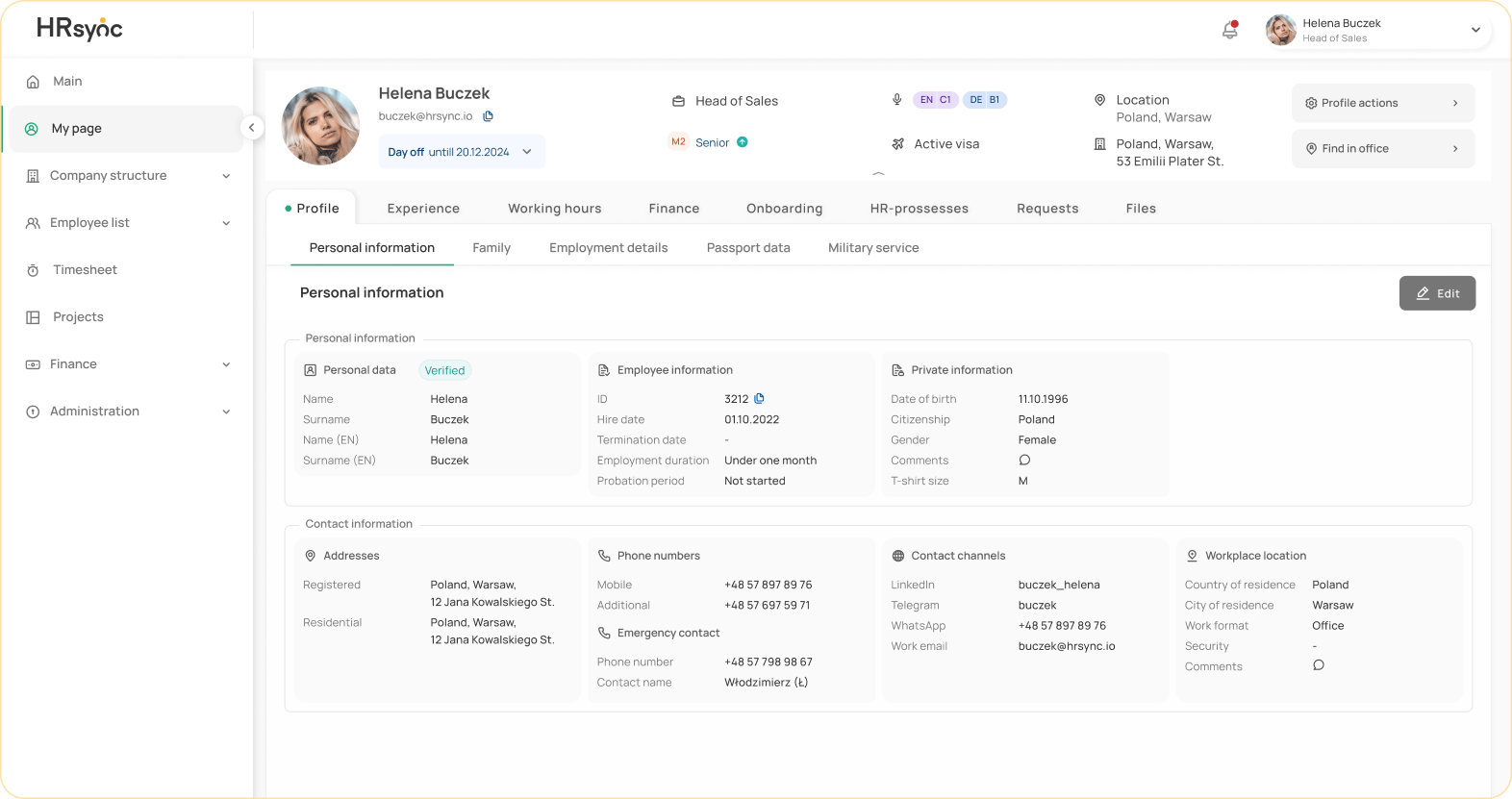 best hr management system